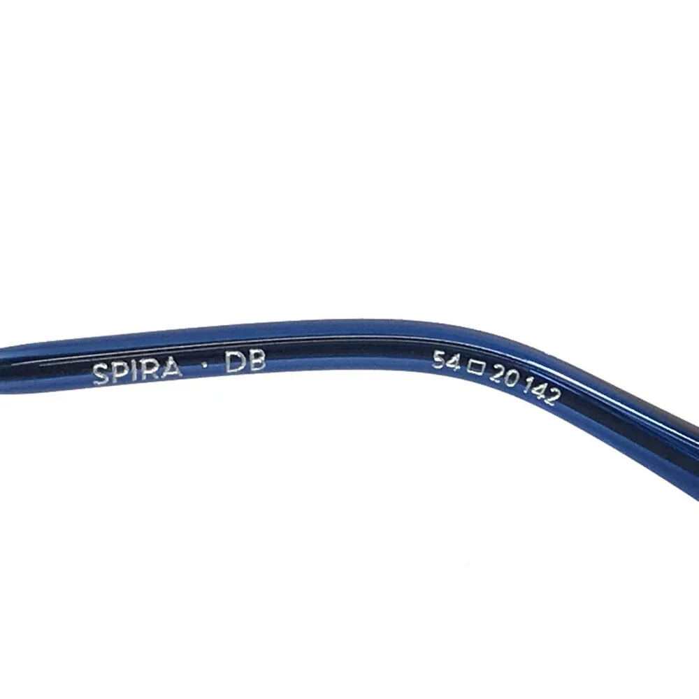 Etnia Barcelona Eyeglasses Frames SPIRA DB Dark Blue Geometric 54-20-142